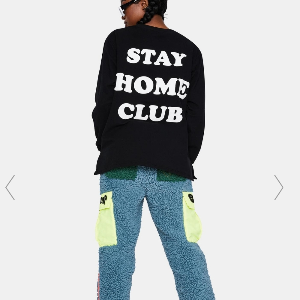 NWT Bailey Rose Stay Home Club Oversized Crewneck